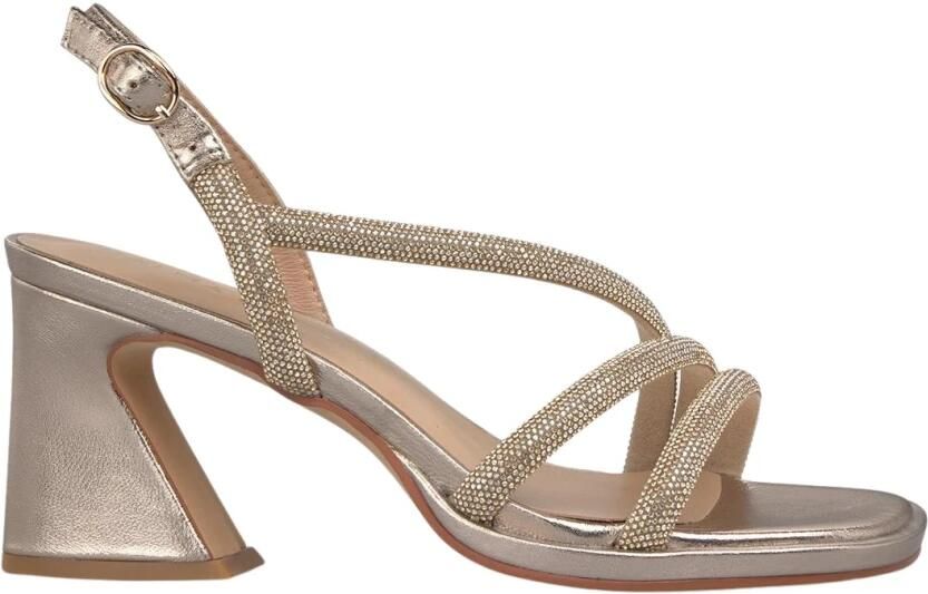 ALMA EN PENA Metallic Tubular Sandal