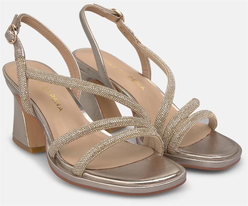 ALMA EN PENA Metallic Tubular Sandal - Foto 2