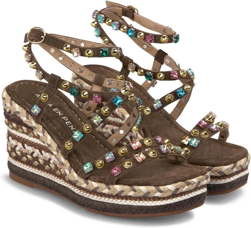 ALMA EN PENA Multi-Studded Esparto Sandaal - Foto 2