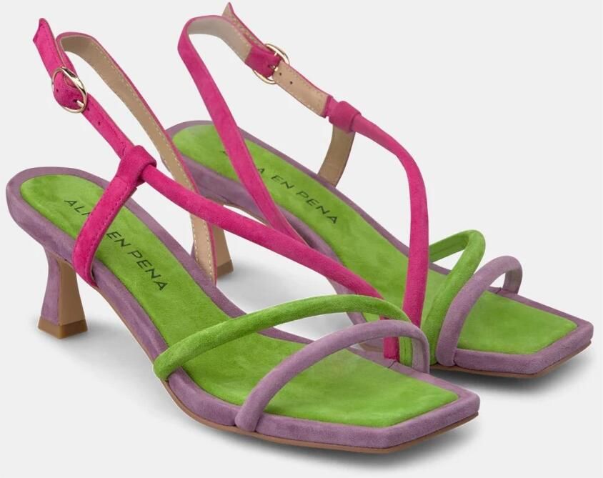 Alma EN Pena Multicolor sandaal met bandjes