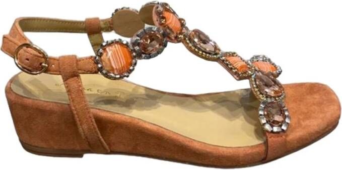 Alma en Pena Oranje Jurk Sandalen oor rouwen Orange Dames