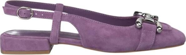 Alma en Pena Platte gesp schoen Purple Dames