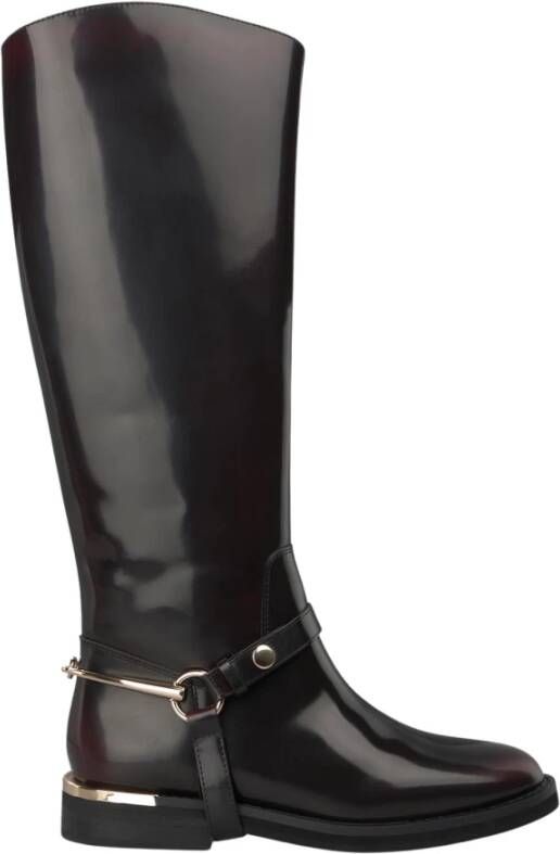 Alma EN Pena Platte laars met metalen details