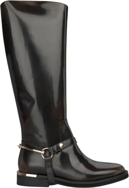 Alma EN Pena Platte laars met metalen details