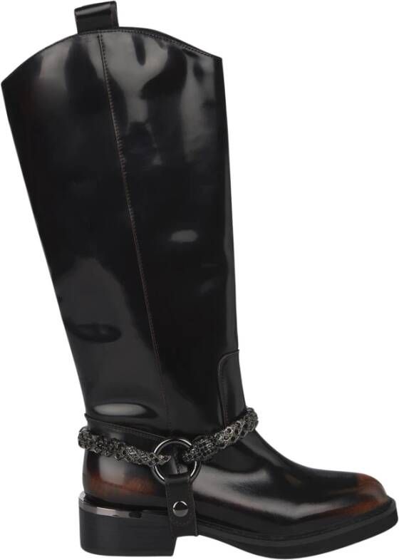 Alma EN Pena Platte laars slang detail