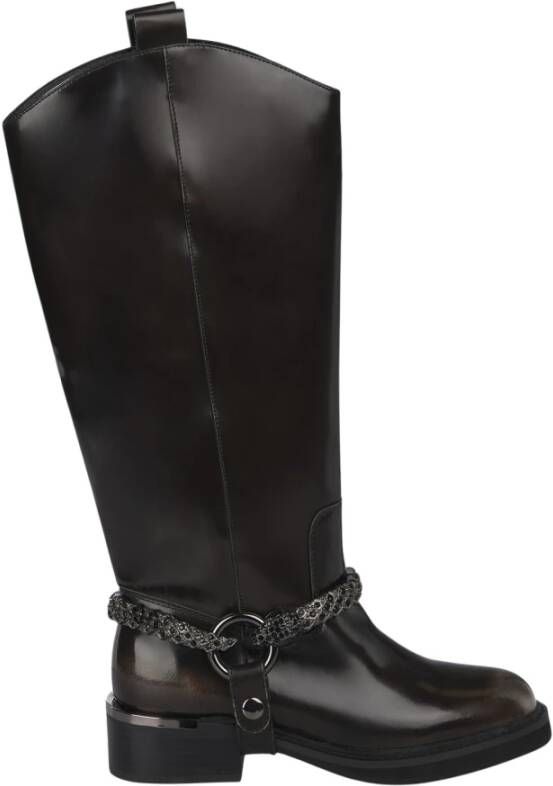 Alma EN Pena Platte laars slang detail