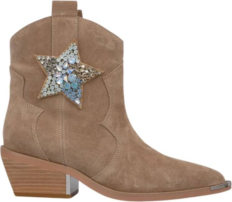 Alma EN Pena Platte laarsjes met strass details - Foto 2