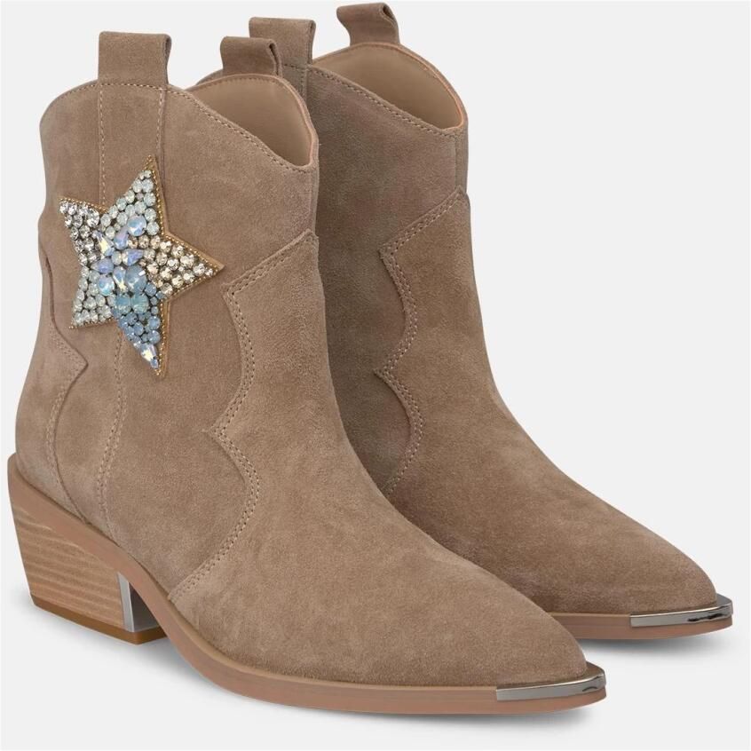 Alma EN Pena Platte laarsjes met strass details