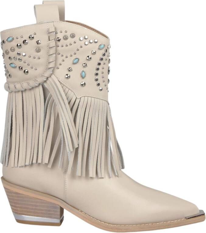 Alma EN Pena Platte laarsjes met studs