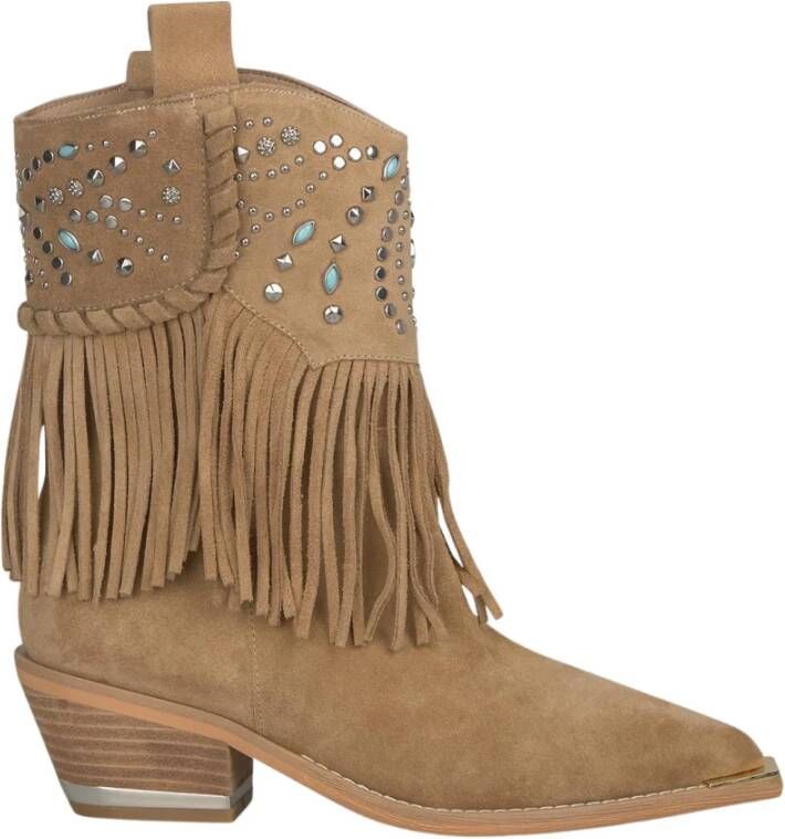 Alma EN Pena Platte laarsjes met studs