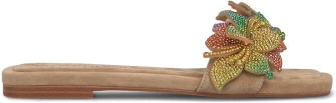 Alma EN Pena Platte Sandaal Bloe