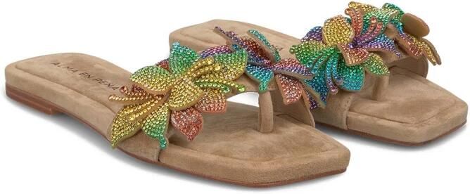 Alma EN Pena Platte Sandaal Bloe - Foto 2