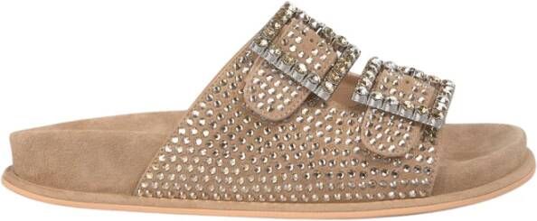 Alma EN Pena Platte sandaal dubbele gesp