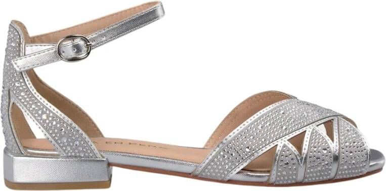 Alma EN Pena Platte sandaal met strass opening