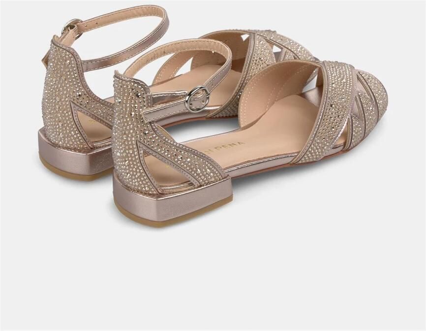 Alma EN Pena Platte sandaal met strass opening