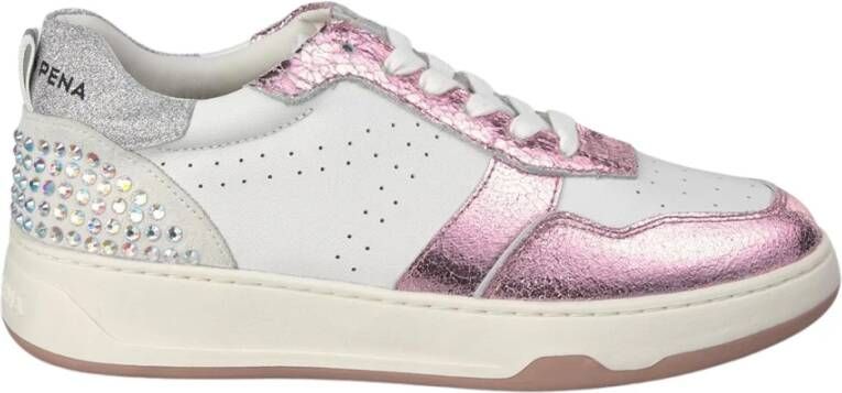 Alma EN Pena Platte sneaker met details
