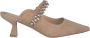 Alma en Pena Puntige Neus Hak Schoen Beige Dames - Thumbnail 1