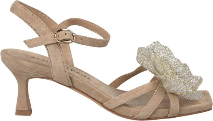 Alma EN Pena Rhinestone bloem sandaal