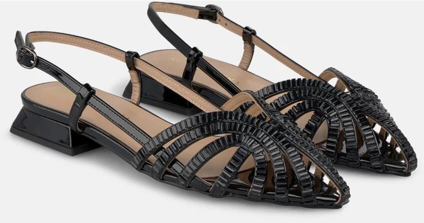 Alma EN Pena Rhinestone cage sandals