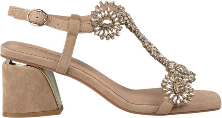 Alma EN Pena Rhinestone hoge hak sandaal