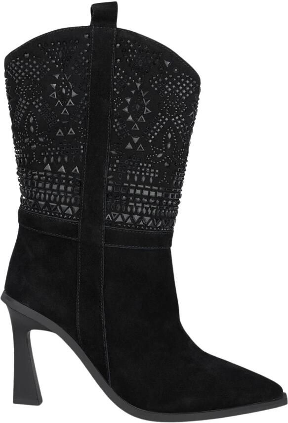 Alma en Pena Stiletto Enkellaarsjes met Strass Black Dames - Foto 2