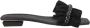 Alma en Pena Ruffled Flat Sandal Black Dames - Thumbnail 4
