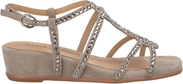 Alma EN Pena Sandaal gevlochten banden sleehak