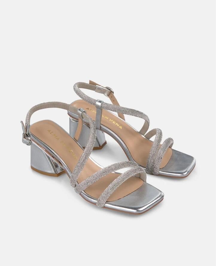 Alma EN Pena Sandaal met brede hak