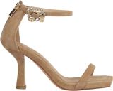 Alma EN Pena Sandaal met hak en gesp - Beige