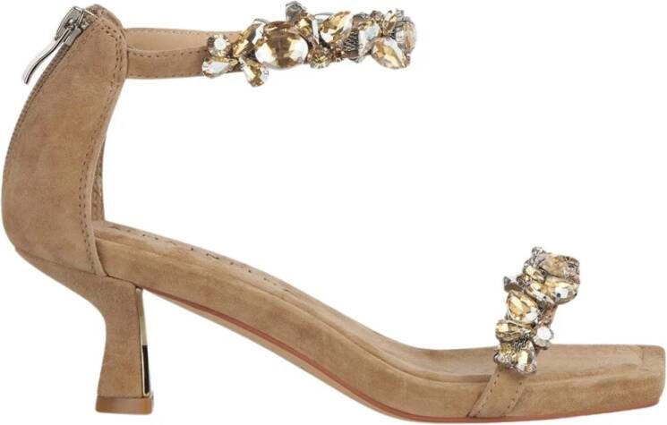 Alma EN Pena Sandaal met hak en strass decoratie
