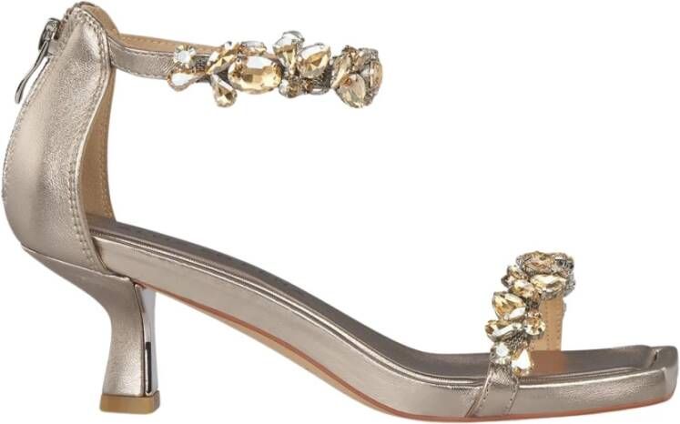 Alma EN Pena Sandaal met hak en strass decoratie