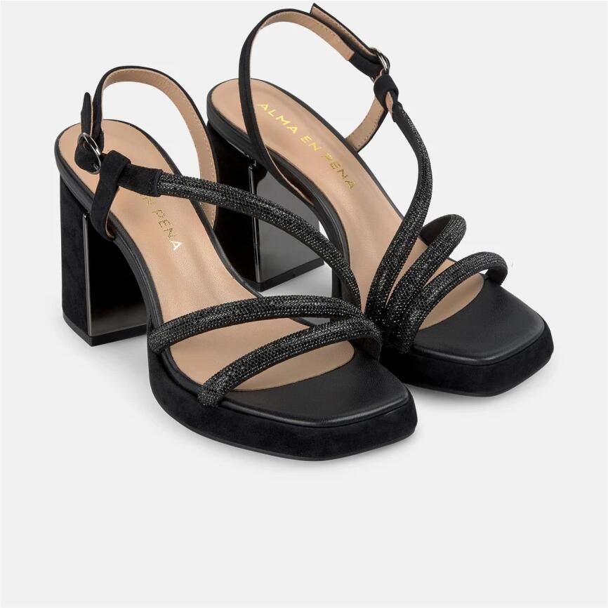 Alma EN Pena Sandaal met hak en strass