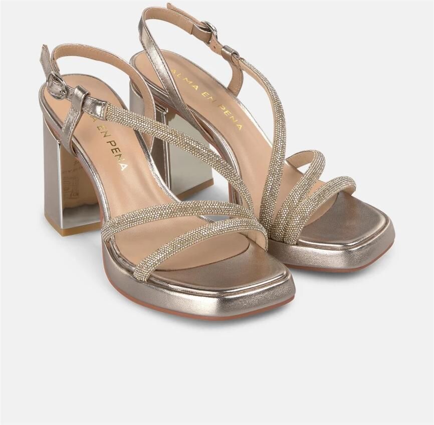 Alma EN Pena Sandaal met hak en strass