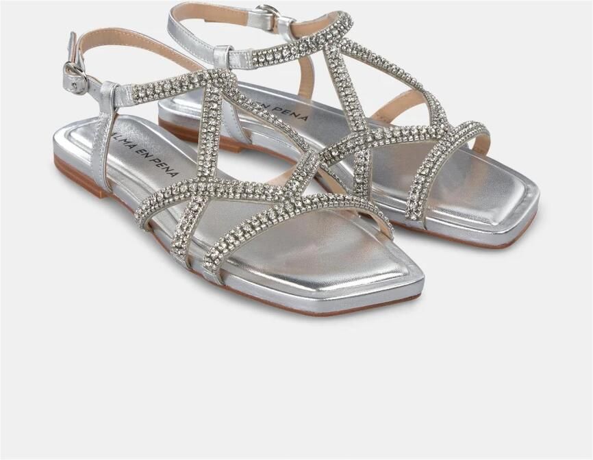 Alma EN Pena Sandaal met kruisband en stenen