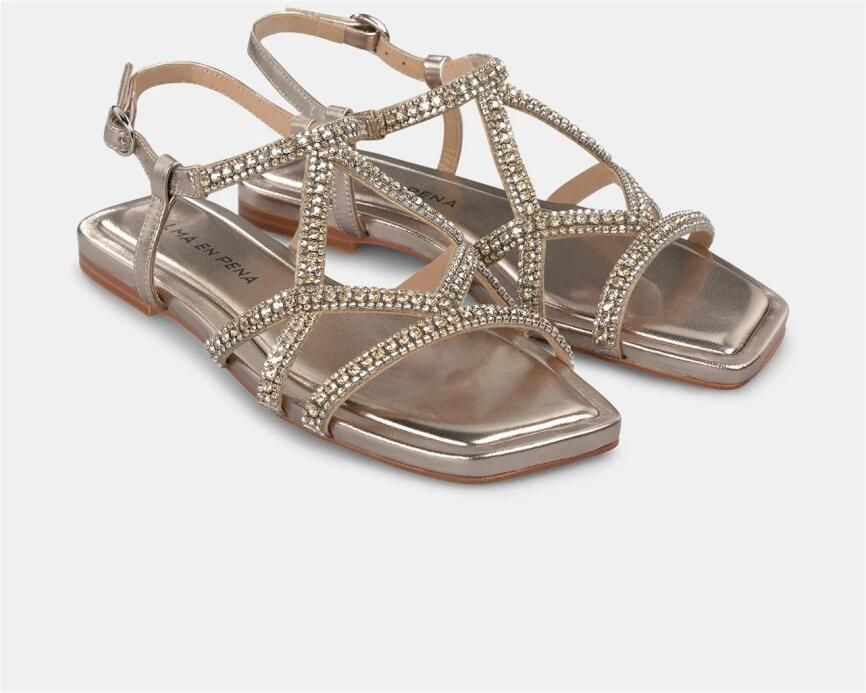 Alma EN Pena Sandaal met kruisband en stenen