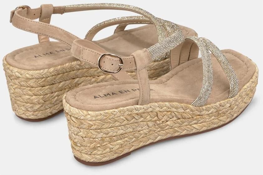 Alma EN Pena Sandaal met sleehak en bandjes