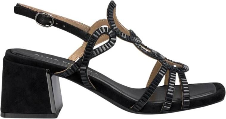 Alma EN Pena Sandaal met spiegeleffect en hak