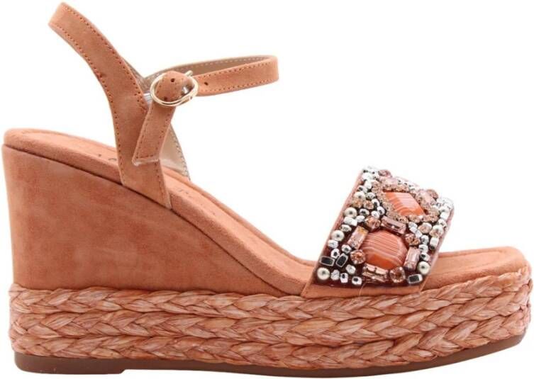 Alma en Pena Stijlvolle Wedges voor modebewuste vrouwen Orange Dames - Foto 7