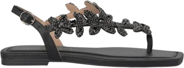 Alma EN Pena Sandaal versierd met strass bloe
