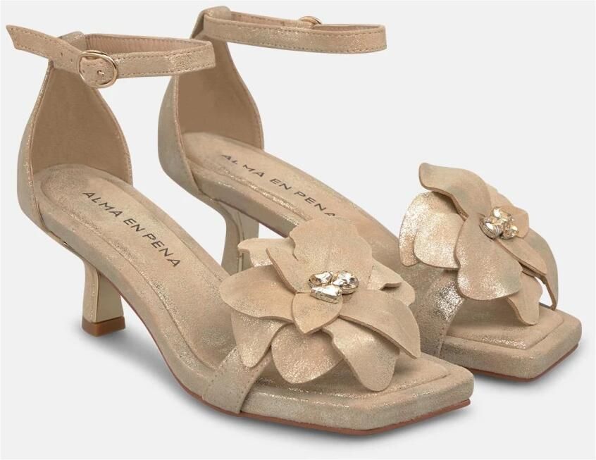 Alma EN Pena Sandalen met bloemapplicatie - Foto 2