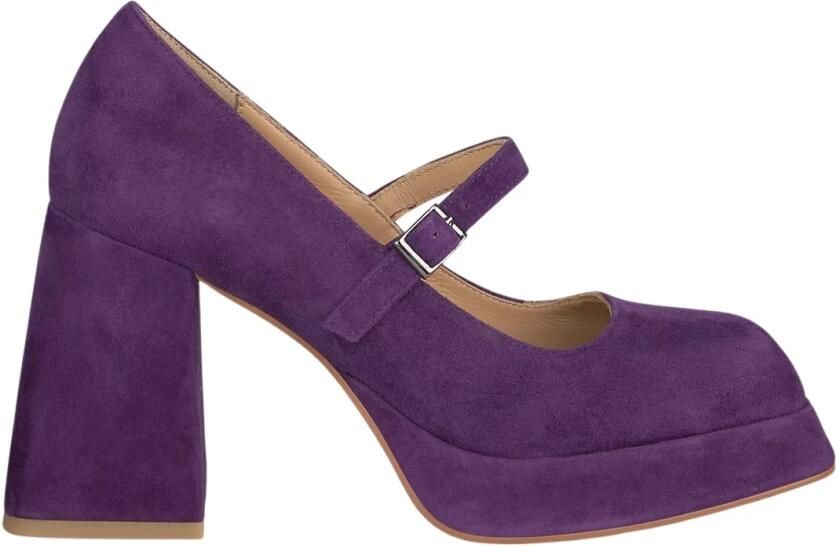 Alma EN Pena Sandalen met gespsluiting en vierkante hak