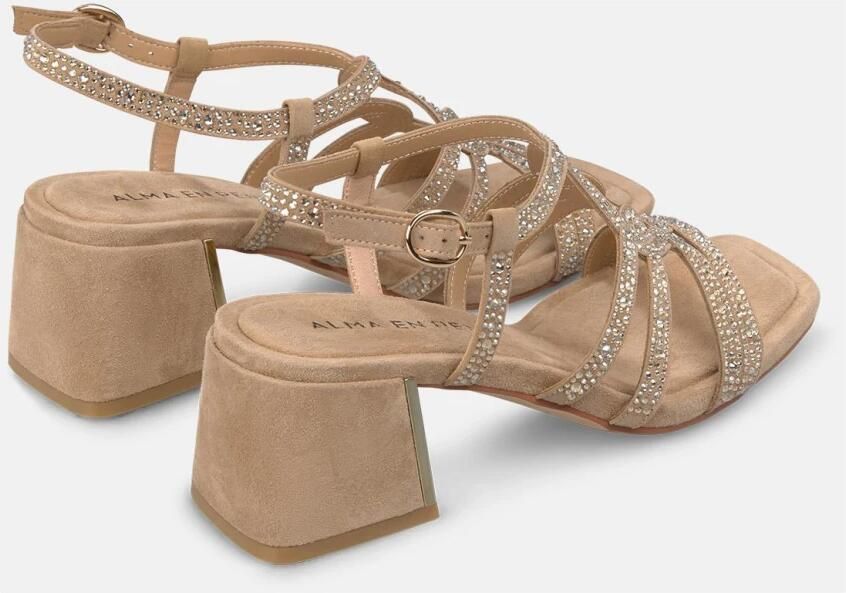 Alma EN Pena Sandalen met vierkante hak