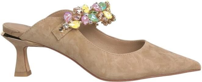 Alma EN Pena Slingback Pumps met Strass Bandje