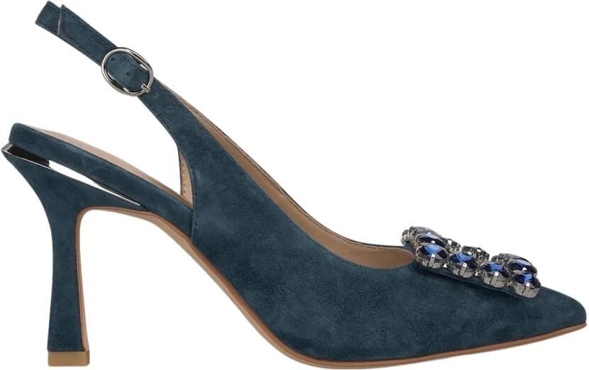 Alma EN Pena Slingback Pumps met Strassgesp