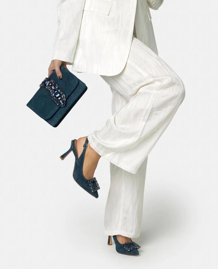 Alma EN Pena Slingback Pumps met Strassgesp - Foto 2