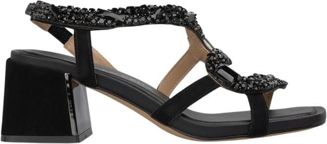 ALMA EN PENA Snake Rhinestone Heel Sandal