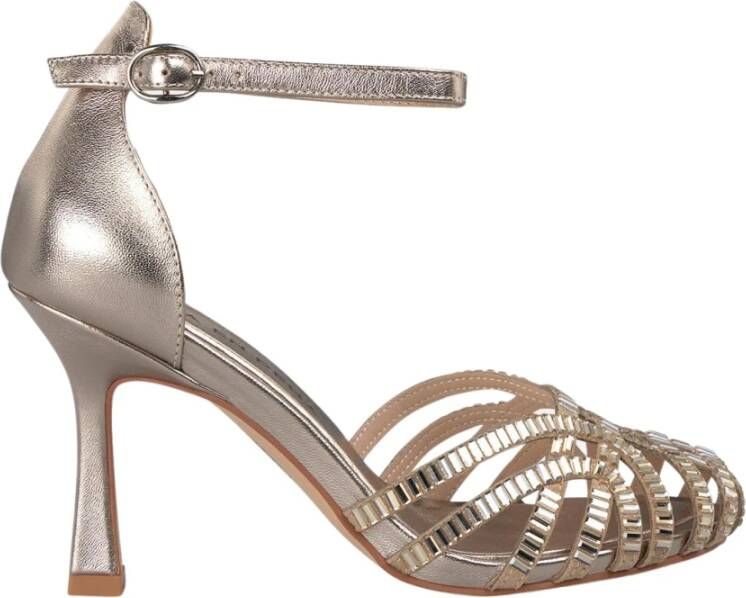 Alma EN Pena Spiegel strass hak sandaal