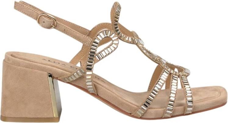 Alma EN Pena Spiegeleffect sandalen met hak