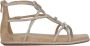 Alma en Pena Sprankelende Platte Sandaal Beige Dames - Thumbnail 1