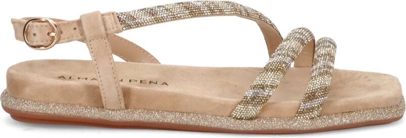 Alma EN Pena Stijlvolle Beige Sandaal